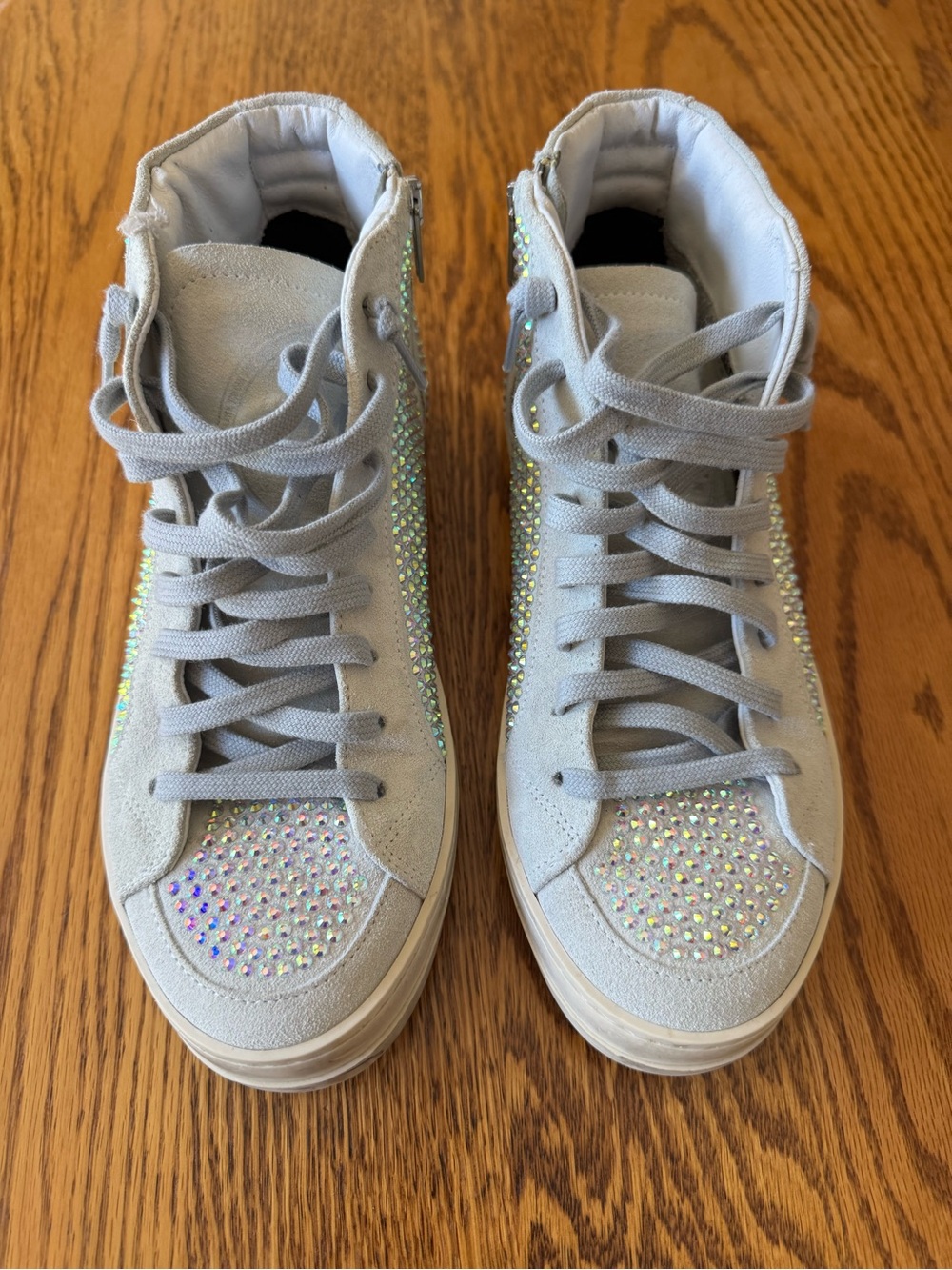 P448 Skate Strass Rhinestone High Top Sneakers